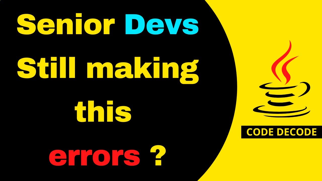 Top Mistakes Java Developers Still Make in 2026 | Interview Questions and Answers | Code Decode