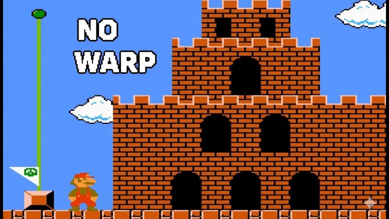 Super Mario Bros przejście całej gry (wszystkie rundy) all stages Gameplay Walktrough