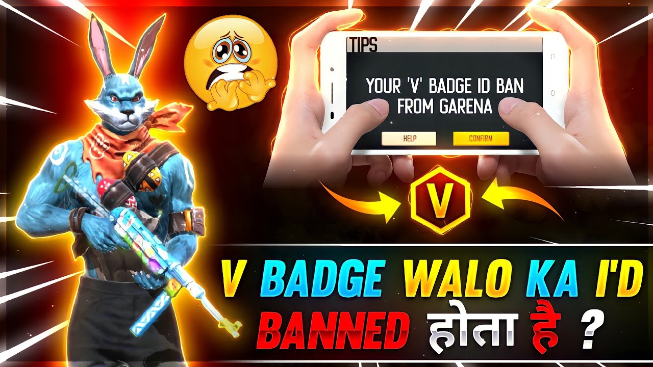 KYA 'V' BADGE WALO KA I'D BANNED HOTA HAI ? 😱 || FIR UNBANNED KAISE KRWATE HAI || GARENA FREE FIRE