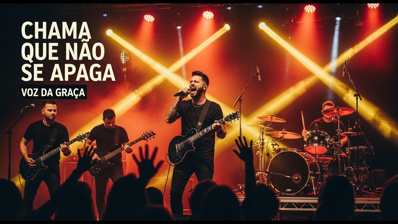 Chama Que Não Se Apaga | Voz da Graça | Rock Gospel Inspirador