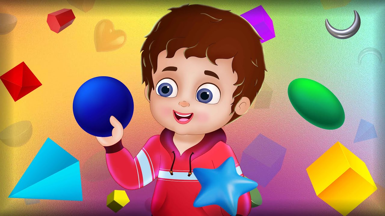 Shapes నేర్చుకుందాం 🎉 | Learn Shapes in Telugu for Kids | Funny Educational Video