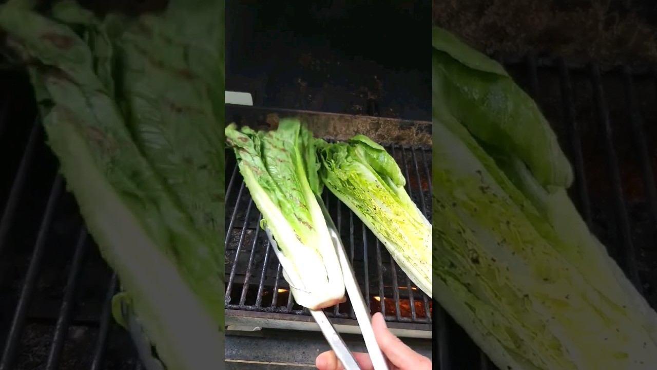 Grilled Caesar Salad! #summergrill #longweekend #grill
