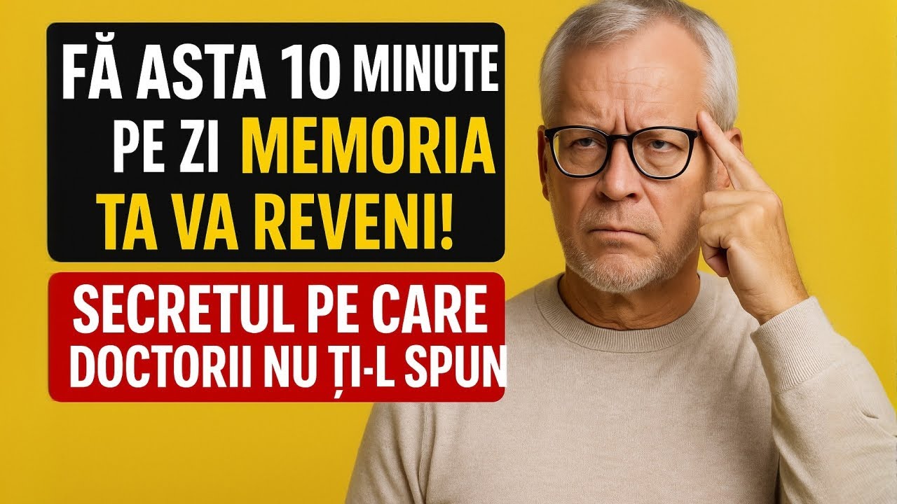 Fă asta 10 minute pe zi și memoria ta va reveni! – Secretul pe care doctorii nu ți-l spun