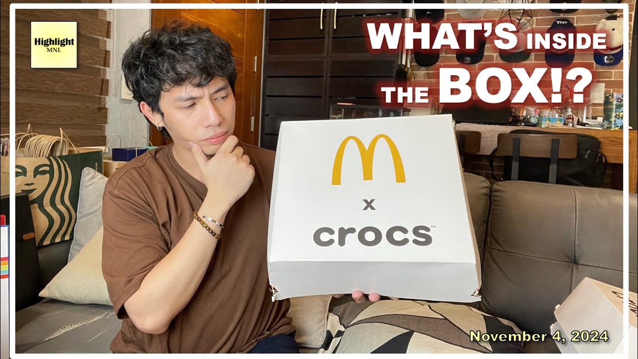 What's Inside the Box? (McDonald's x Crocs Collaboration) 2024 McDonald's Crocs Release!