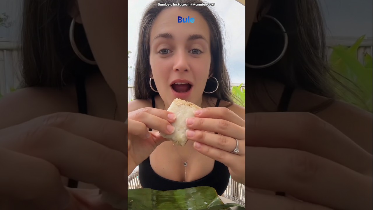 Bule Ini Nggak Nyangka Lemper Seenak Ini!
