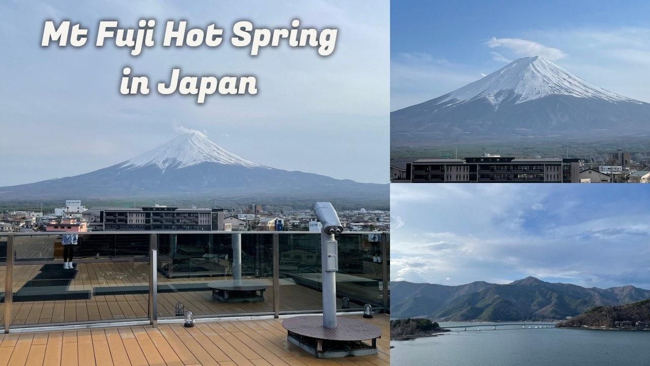 JAPAN VLOG - Luxury Hot Spring in Japan With Breathtaking View of Mt. Fuji 🇯🇵♨️