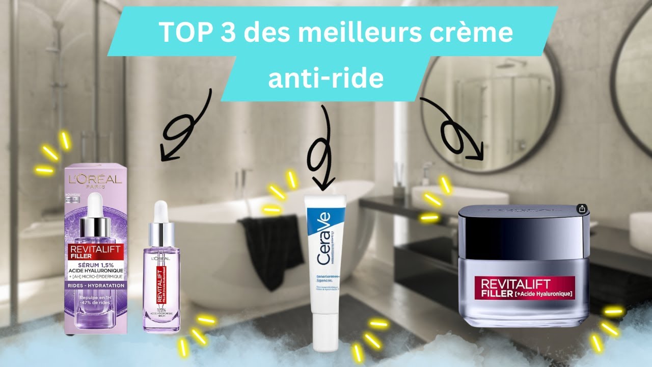 TOP 3 DES MEILLEURS CREME ANTI-RIDE !!!