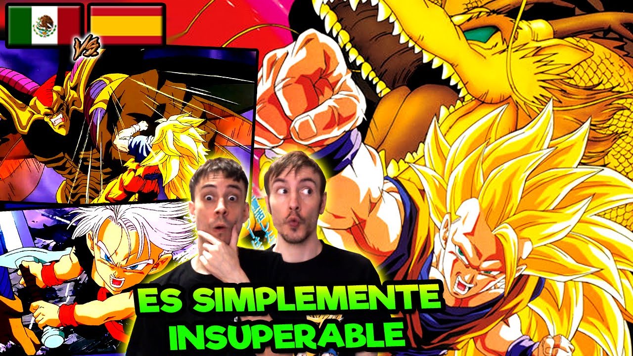 ESPAÑOLES REACCIONAN A DRAGON BALL DOBLAJE LATINO 🐲EL PUÑO DEL DRAGON🐲 💥GOKU SSJ 3 VS HILDEGARN💥