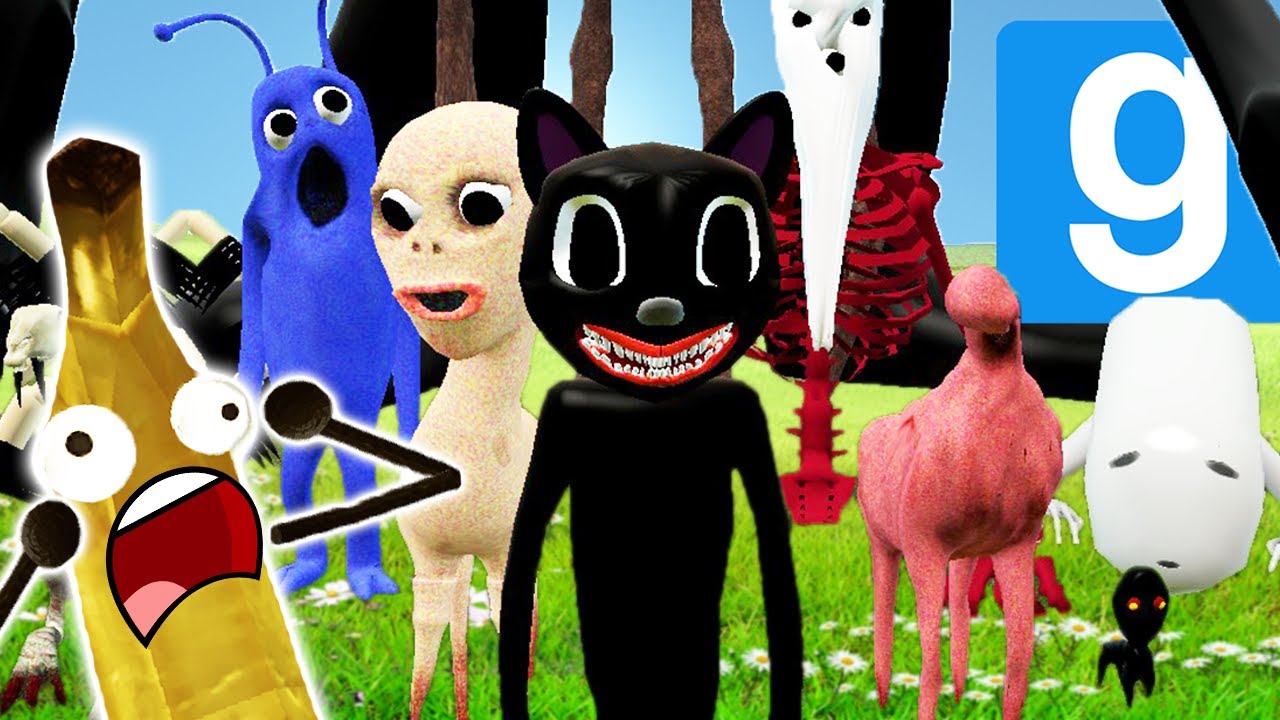 THE TREVOR HENDERSON HORDE! (Garry's Mod Sandbox -  Gmod Funny Moments) | JustJoeKing