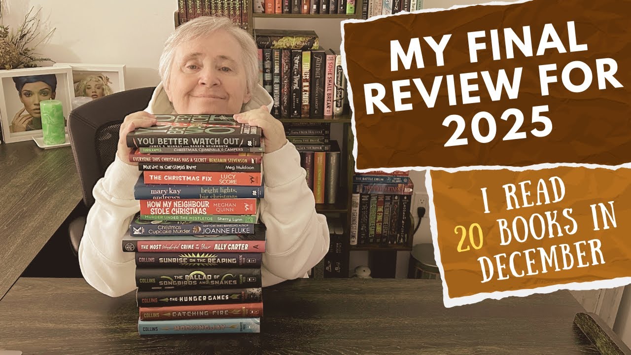 THE LAST 20 BOOKS I READ 2025!!! Overall its been a great year of reading 🤗 📖 📚#booktube #bookreview