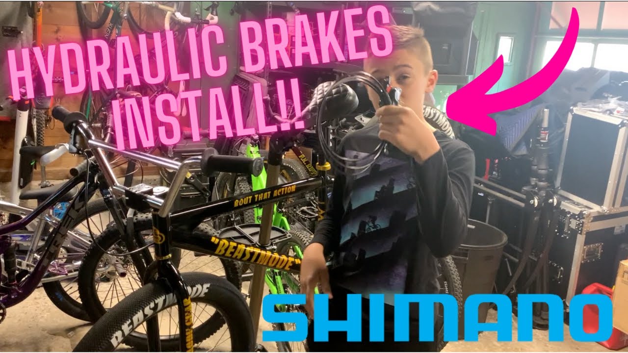 Installing Shimano Hydraulic Brakes On My SE Beastmode