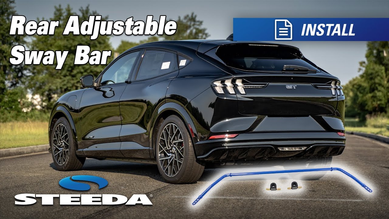Better Cornering and Adjustability | Mach-E Rear Sway Bar | Review & Install