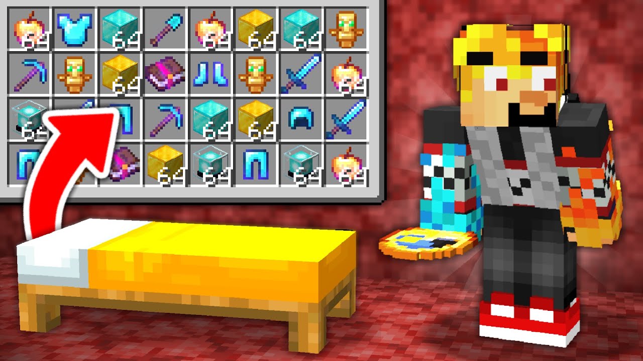 Minecraft, ale SPANÍ V NETHERU dává NEJLEPŠÍ věci...