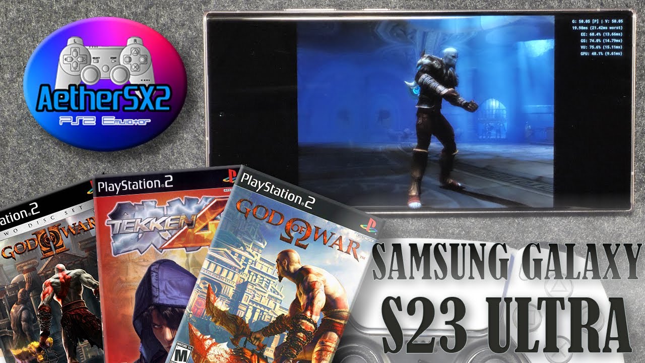 PS2 Games on Samsung Galaxy S23 Ultra  (AetherSX2 PS2 emulator)