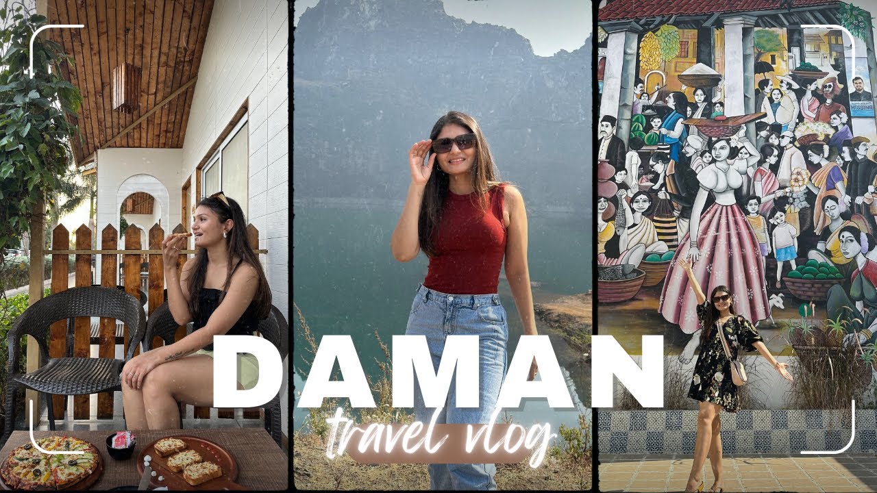 DAMAN VLOG | BEACHES | FORT | CHURCH | TRAVEL DIARIES 