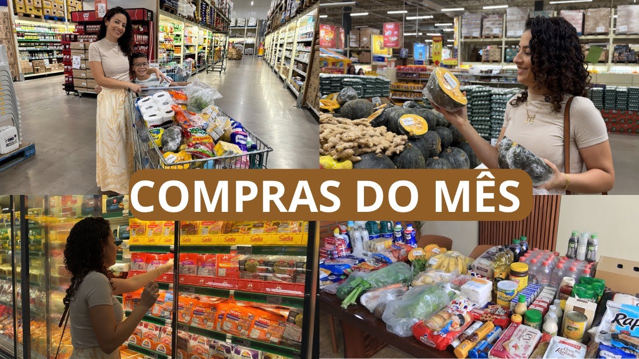 VLOGANDO NO MERCADO NOSSAS COMPRAS, VALORES E QUANTO GASTAMOS