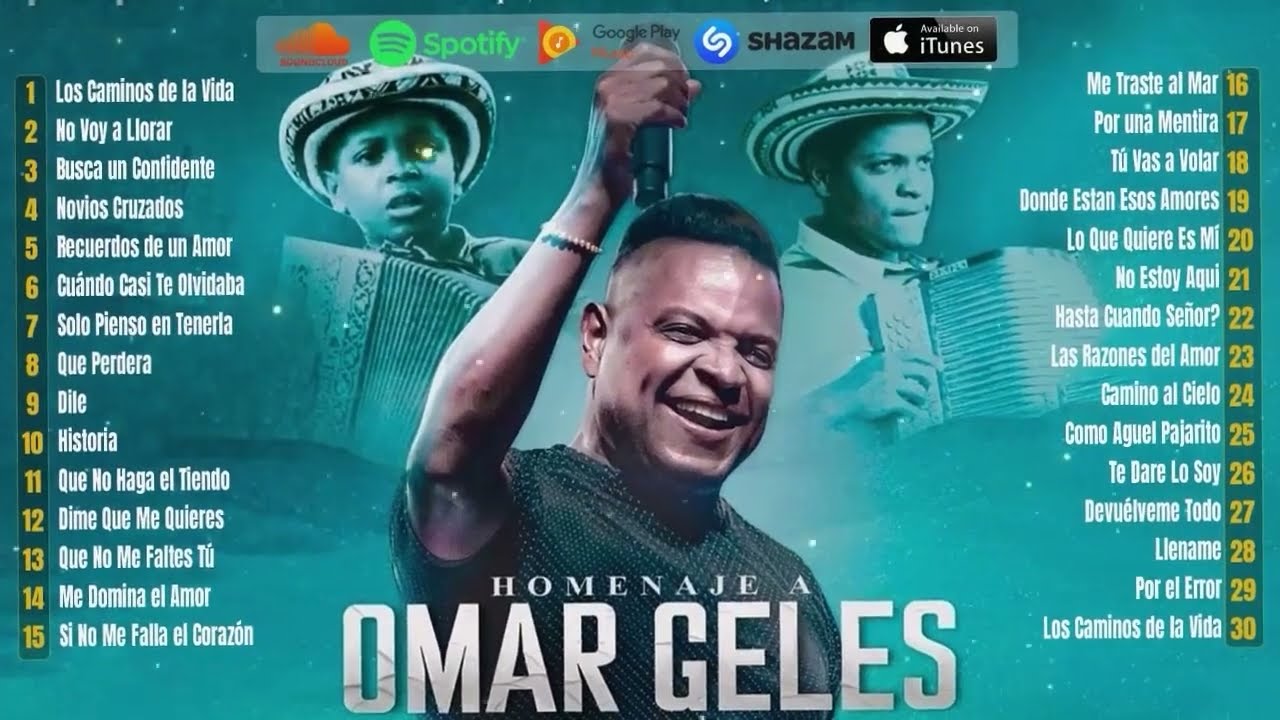 Omar Geles ~ Lo Mejor De Los Diablitos Con Omar Geles ~ Sentir Vallenato💕 Omar Geles 22 exitos