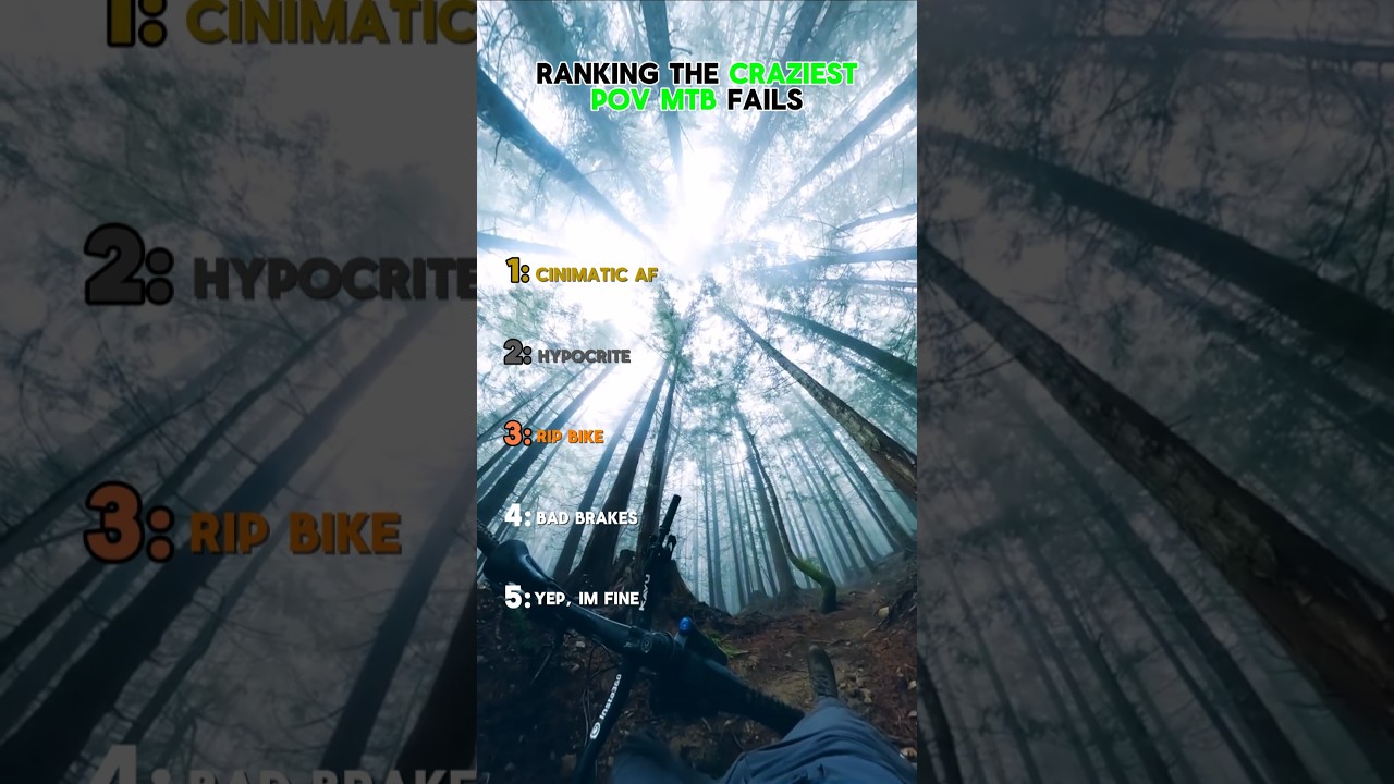 Craziest POV MTB Fails Ranked #pov #mtb #daily #top5 #fail