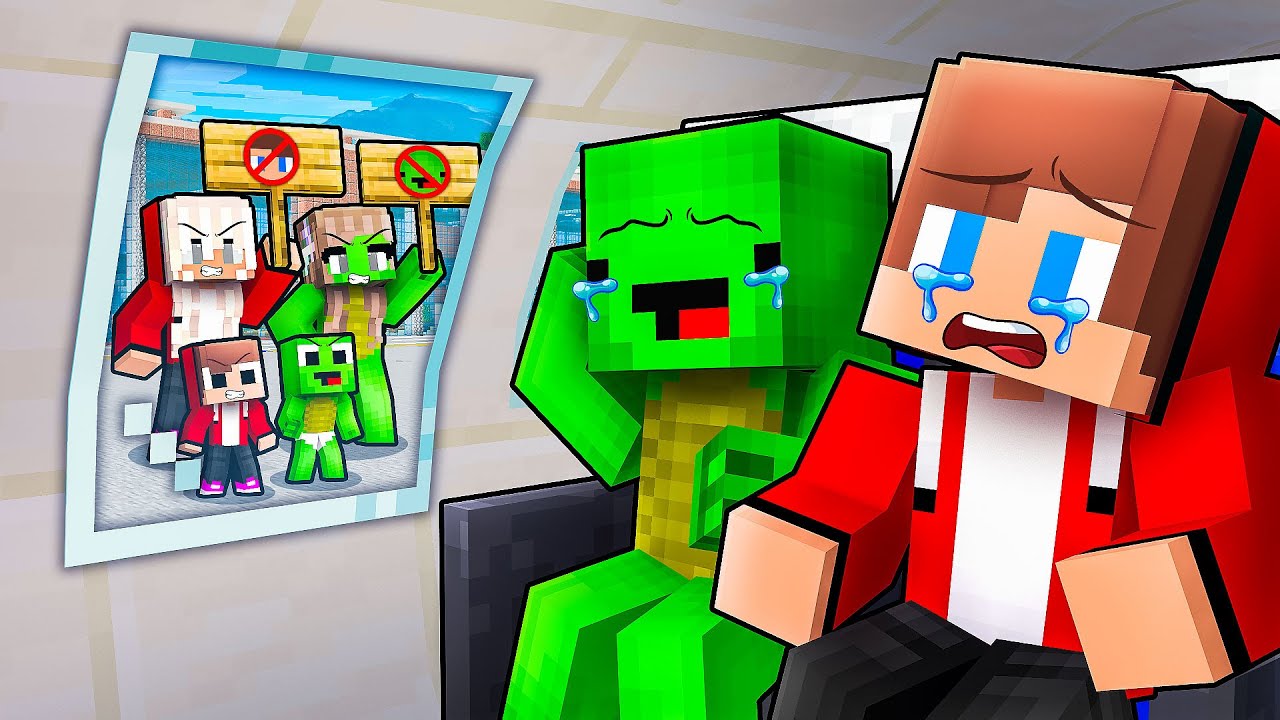 JJ and Mikey Were KICKED OUT By Their Families in Minecraft - Maizen