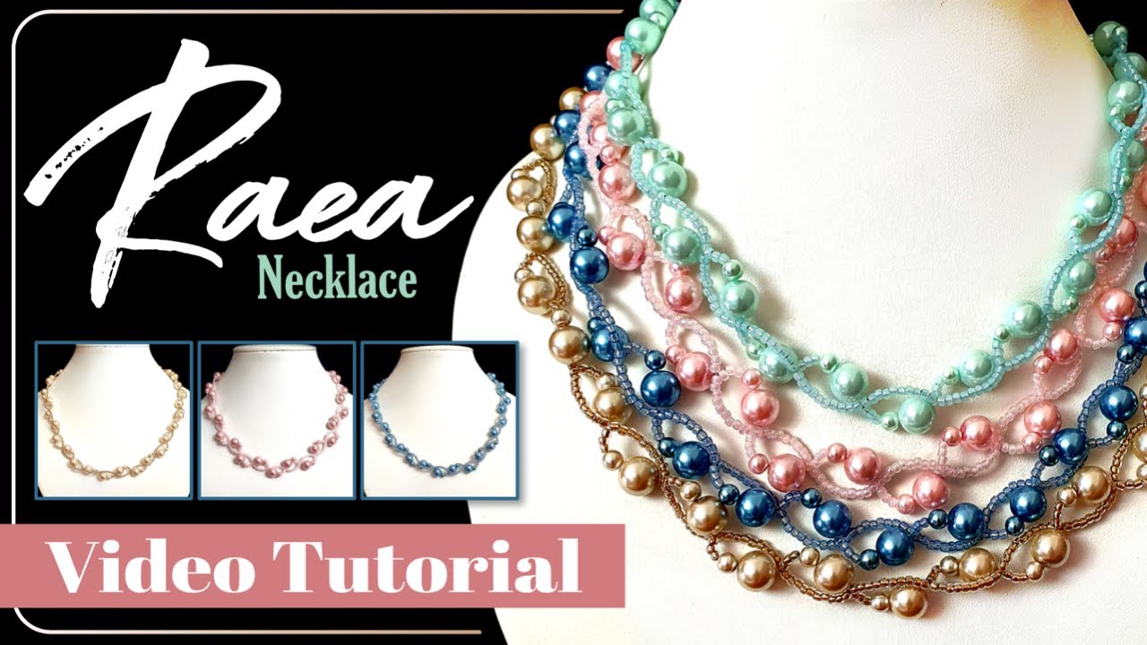 Feature Necklace with Seed Beads and Pearls