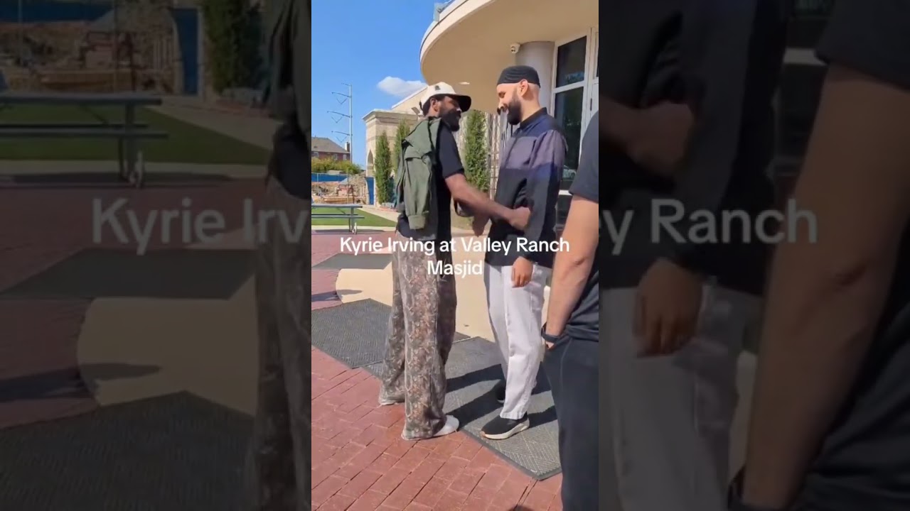 Kyrie Irving at Valley Ranch Masjid Valley Ranch Islamic Center (VRIC)