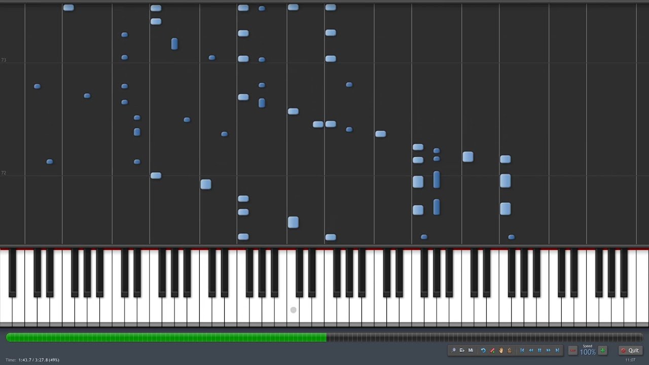 Call Of Duty Modern Warfare 2 - Snowmobile Chase (Synthesia)