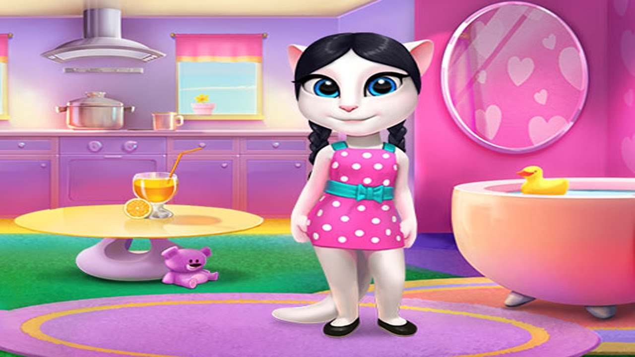 My Talking Angela Gameplay - Level 13 - Great Makeover Best Games for Kids HD