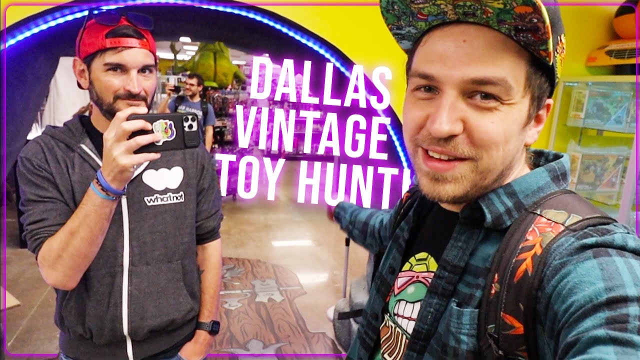 Toy Hunt at Dallas Vintage Toys! Barnyard Commando's, Star Wars, MOTU, ... - EDDIE GOES USA #7