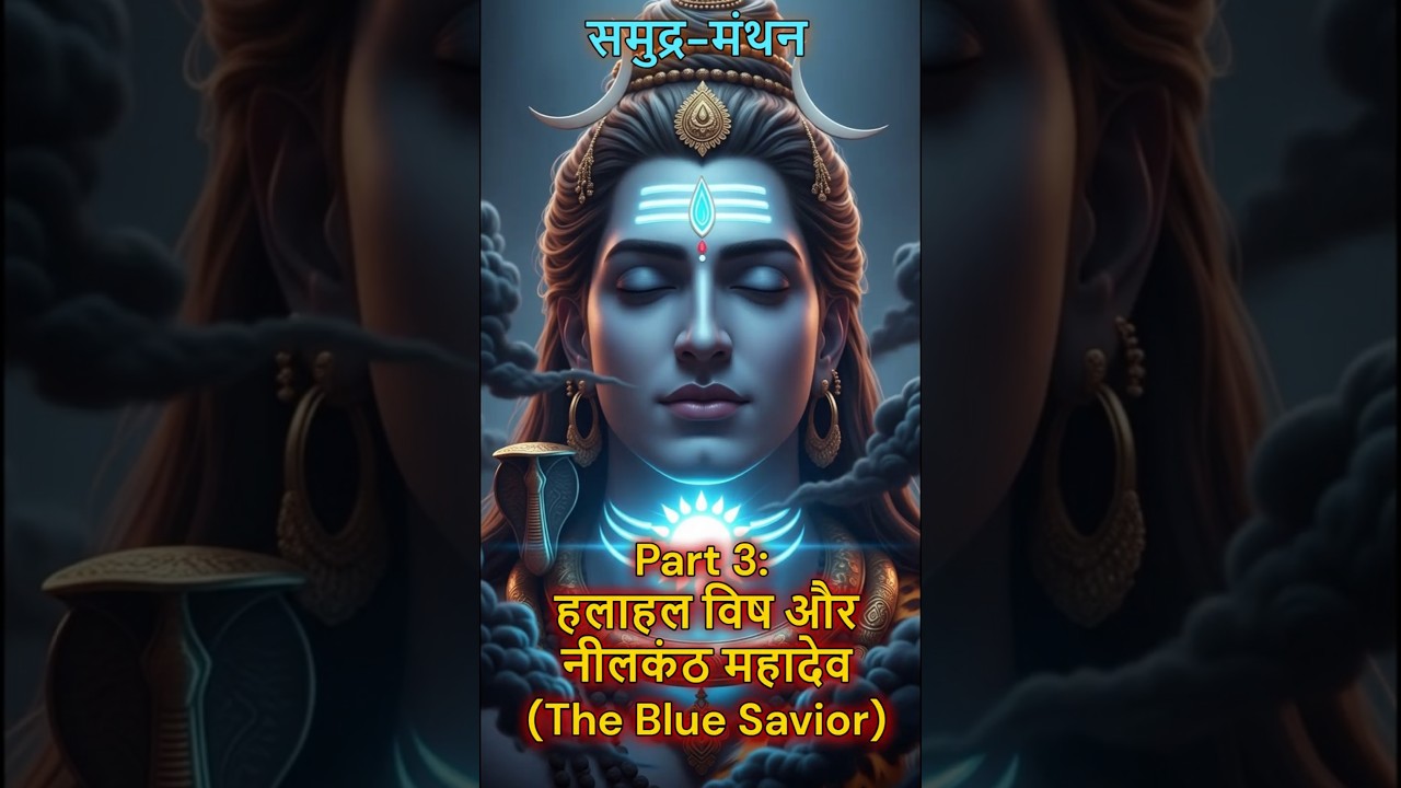 हलाहल विष और नीलकंठ महादेव (The Blue Savior) 🚩SamudraManthan Part 3 #neelkanth