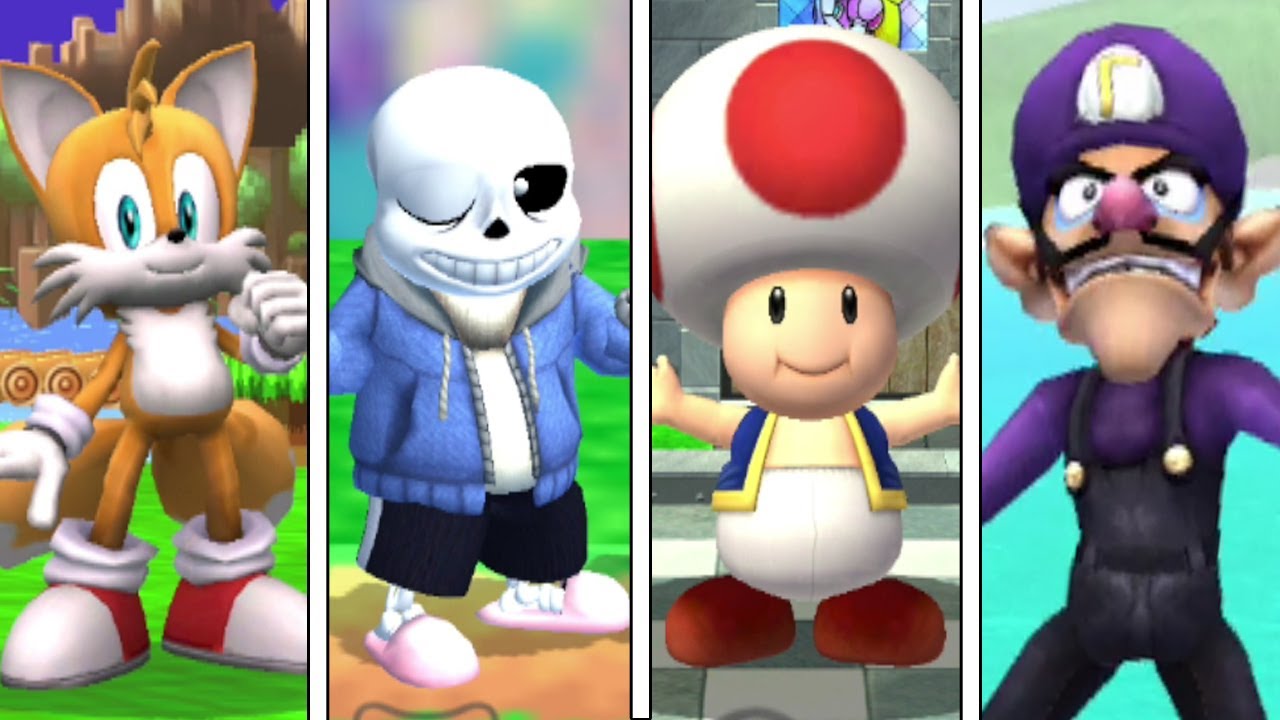 ВЕСЕЛЫЕ И ГЛУПЫЕ пользовательские моды на насмешки Smash Bros