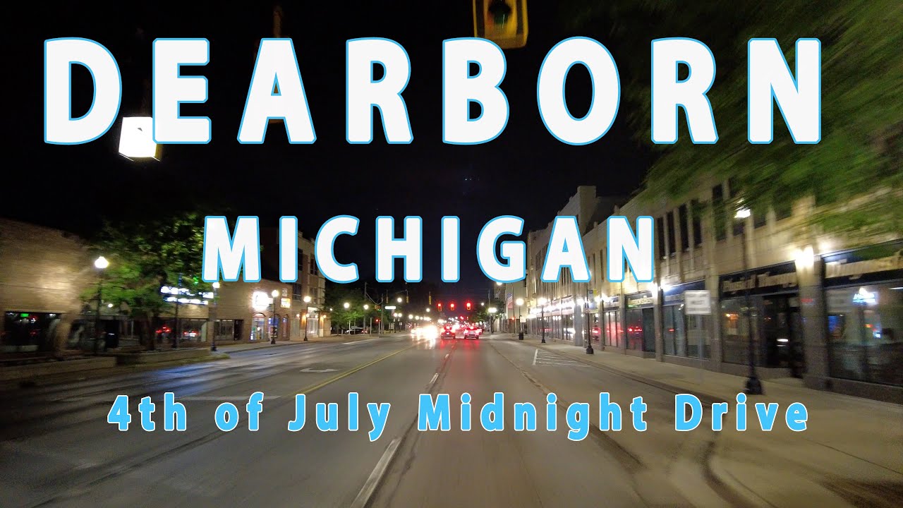 Dearborn Michigan | Midnight Drive [4th of July]
