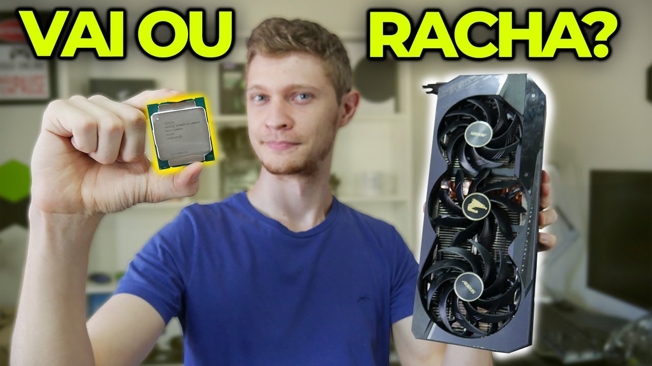 O XEON E5 2666V3 DE R$200 COM UMA RTX 3080 EM JOGOS! LEVA A PLACA DE VÍDEO OU NÃO? BORA VER