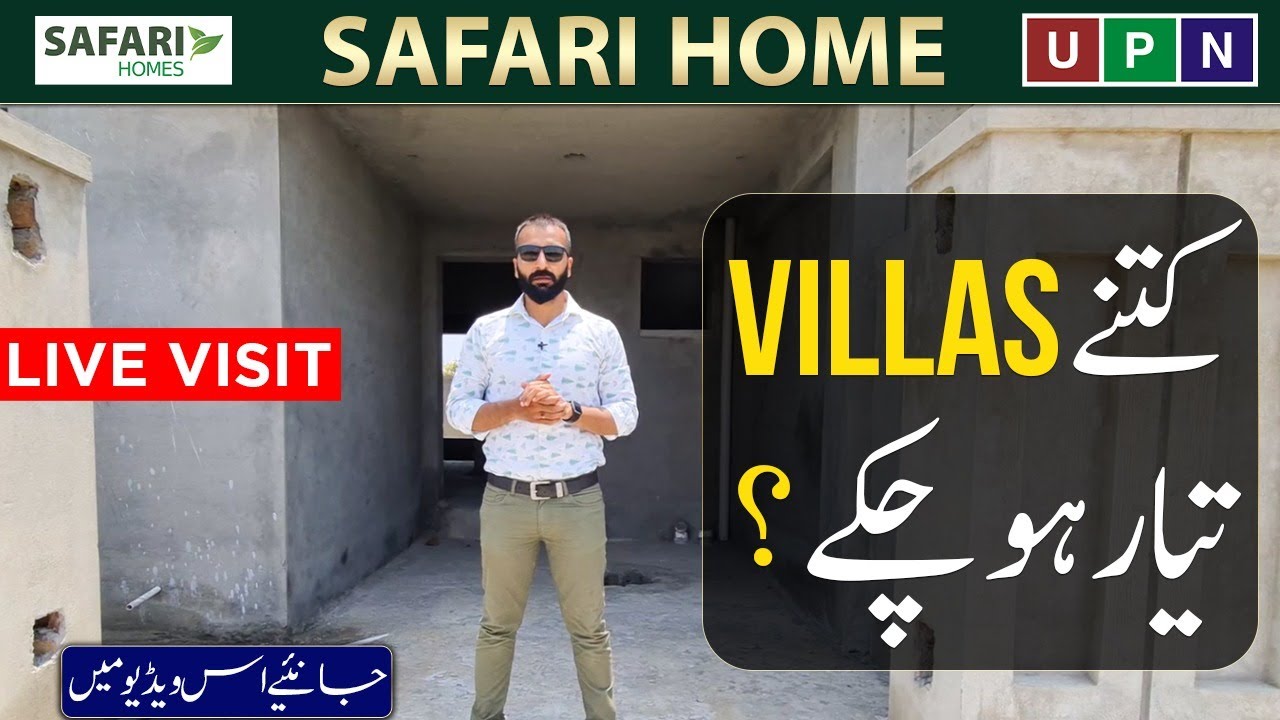 Safari Homes | Live Visit | How Many Villas Are Ready? | Bahria Orchard Phase 4 | August 2023