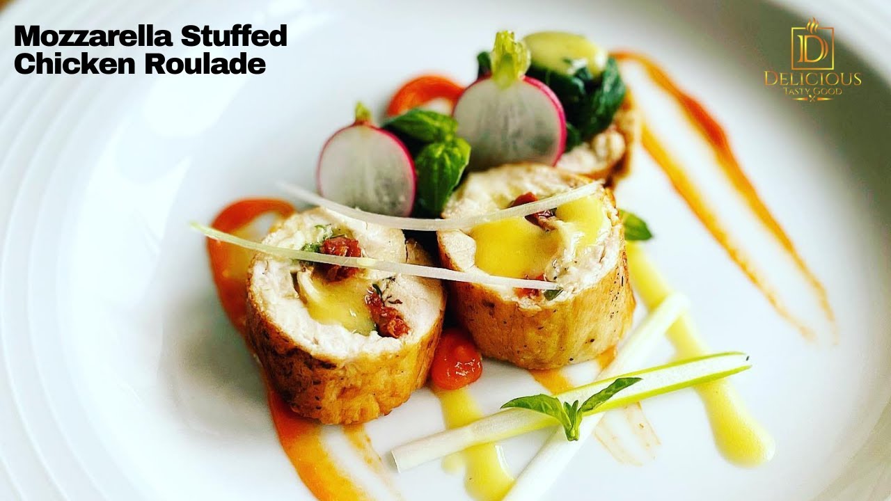 Mozzarella Stuffed Chicken Roulade | Chicken Roulade