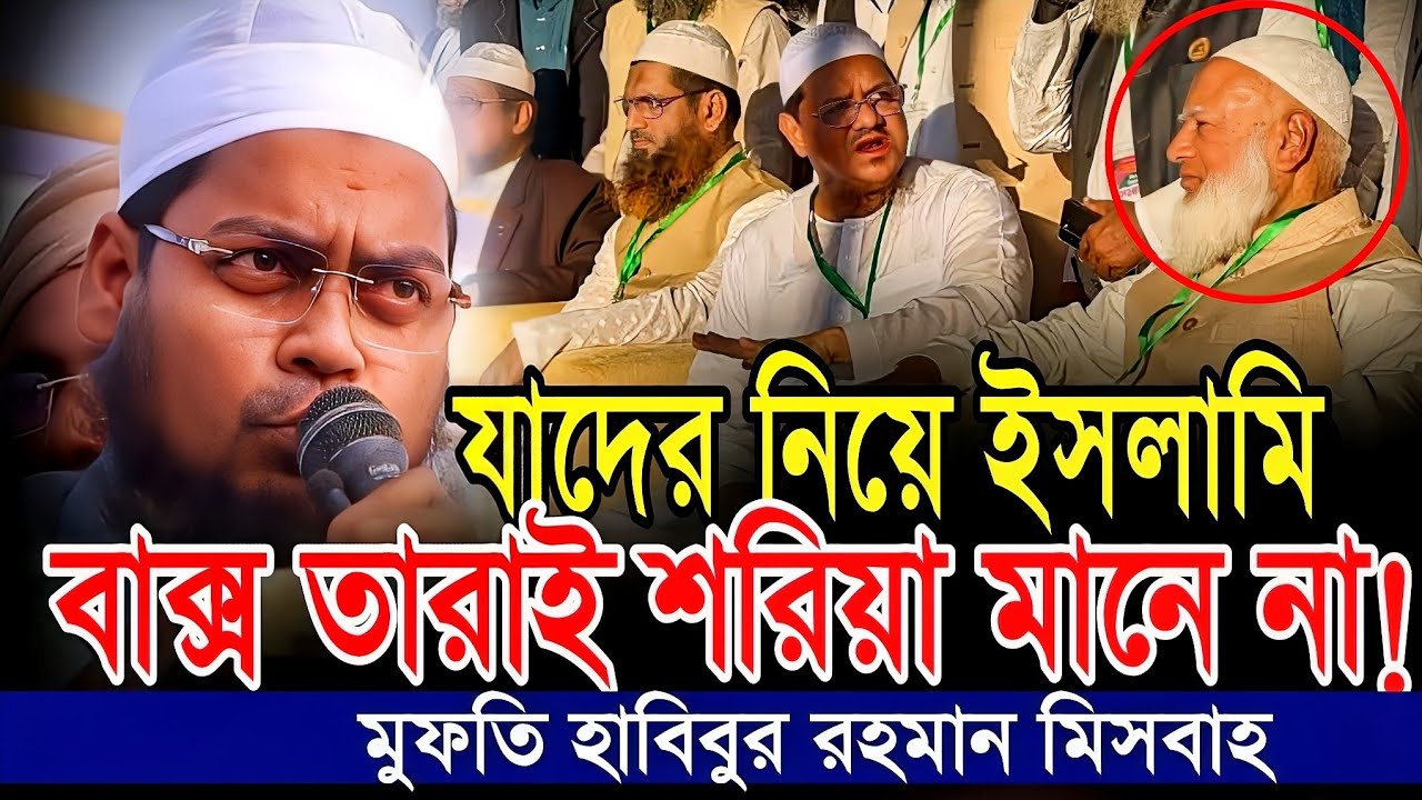 যাদের নিয়ে ইসলামি বাক্স, তারাই শরিয়া মানে না! মুফতি হাবিবুর রহমান মিসবাহ 