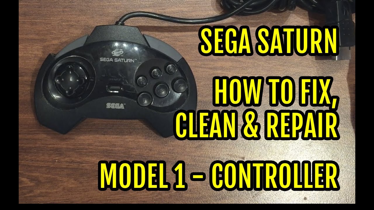How to Fix Repair and Clean a SEGA Saturn model 1 Controller - YouTube