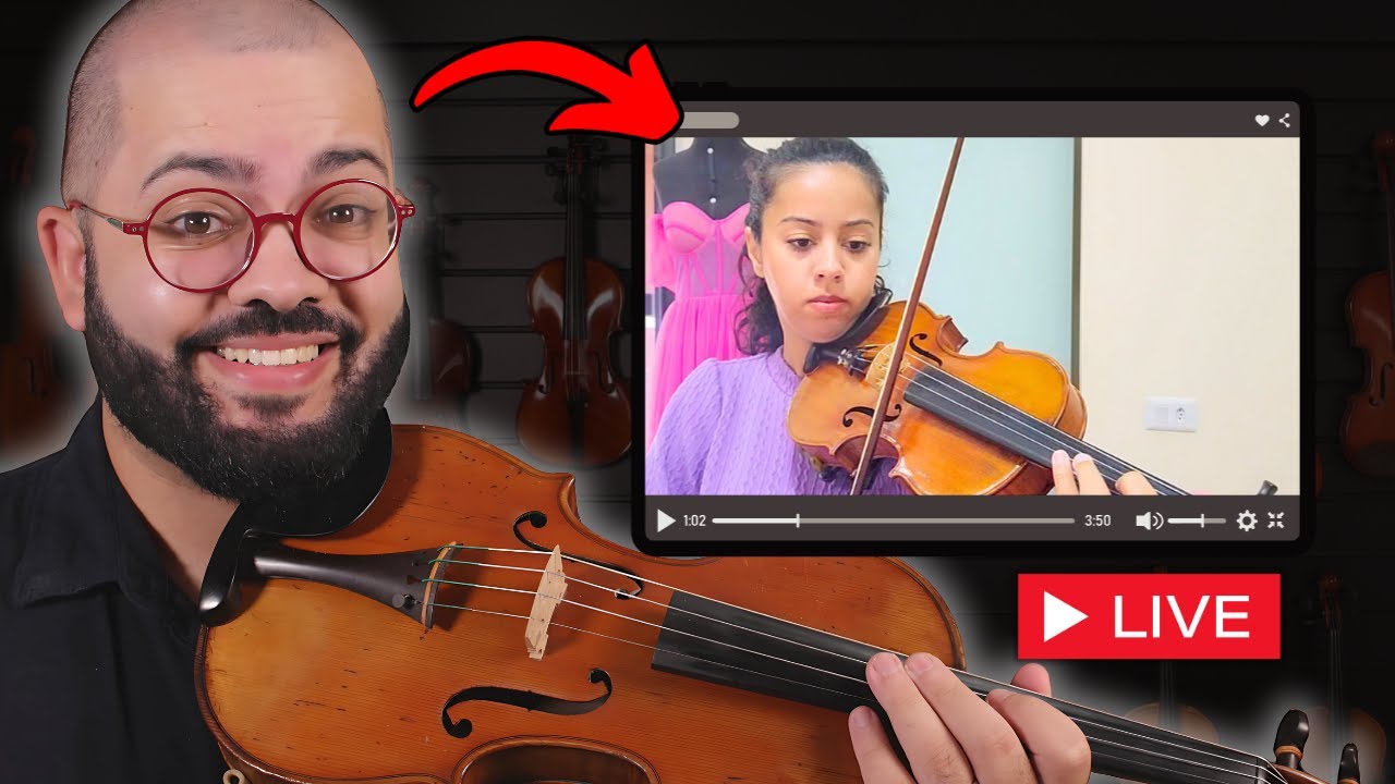 🔴 LIVE: Reagindo a alunos de violino | 01.08.2025