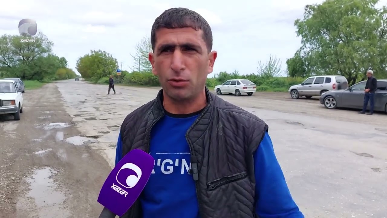 Bakı – Quba yolunun Vladimirovka kəndindən keçən hissəsi bərbad vəziyyətdir