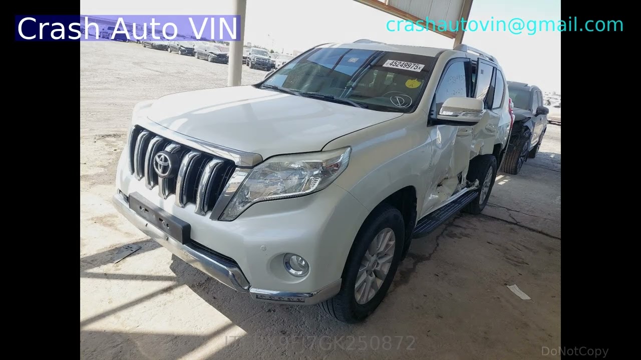 JTEBX9FJ7GK250872 Toyota 2016 Prado