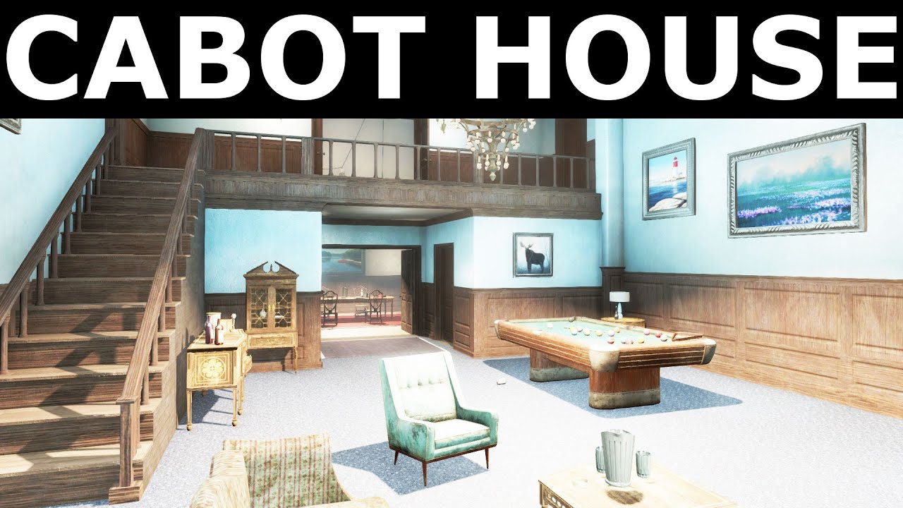 Fallout 4 - All Companions Comments - Cabot House (Exterior and Interior)