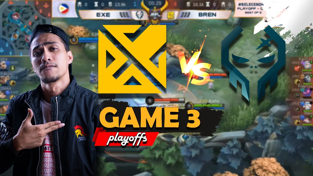 BREN VS EXE GAME 3 MPL PLAYOFFS