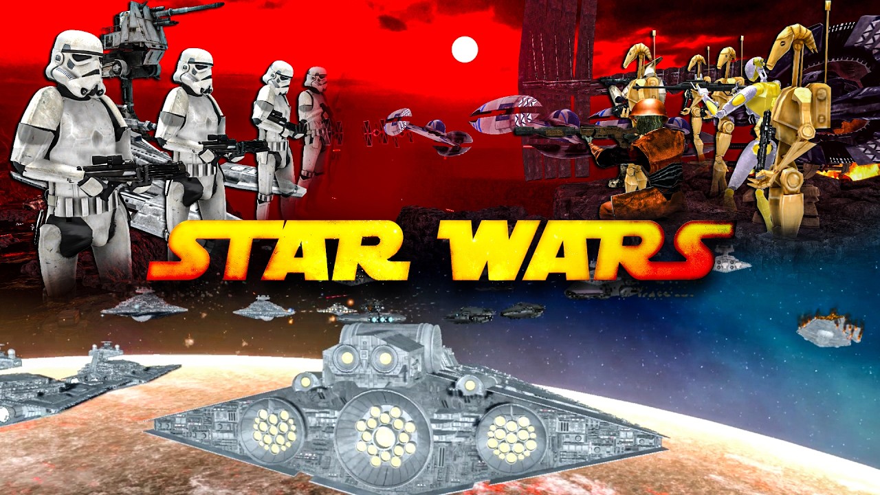 Full Scale Imperial Invasion - Battle of Mustafar STAR WARS: Galactic Civil War | Cinematic Film