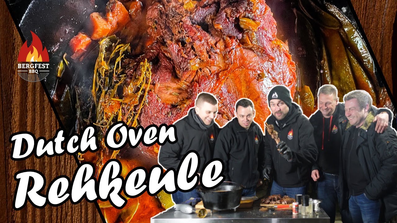 Wild auf dem Grill: Saftige Rehkeule aus dem Dutch Oven