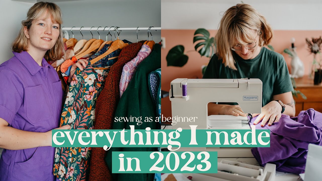 Everything I made in 2023 // sewing (beginner)