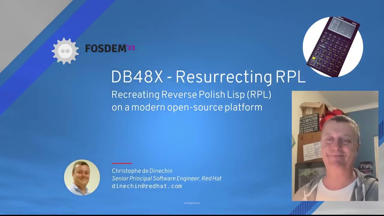 Reviving Reverse Polish Lisp (RPL) - FOSDEM 2023 talk