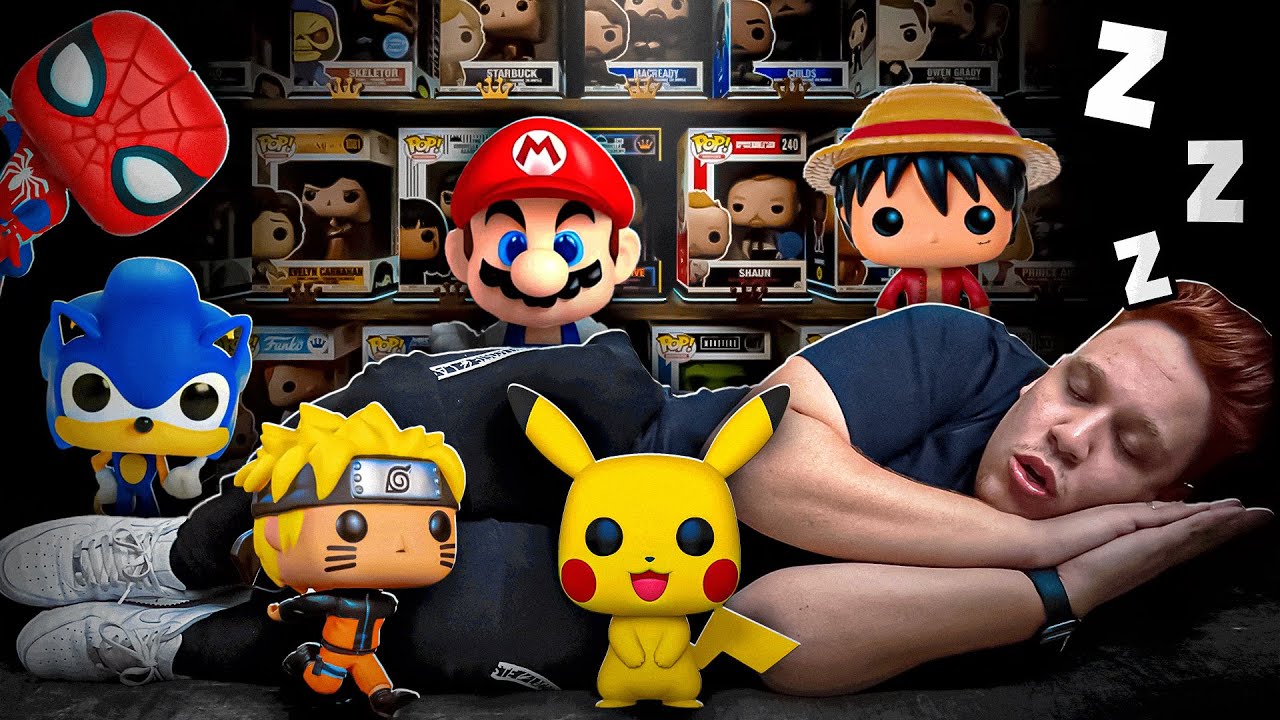 PASSEI A NOITE NA MAIOR LOJA DE FUNKO POP E POKÉMON DO BRASIL!