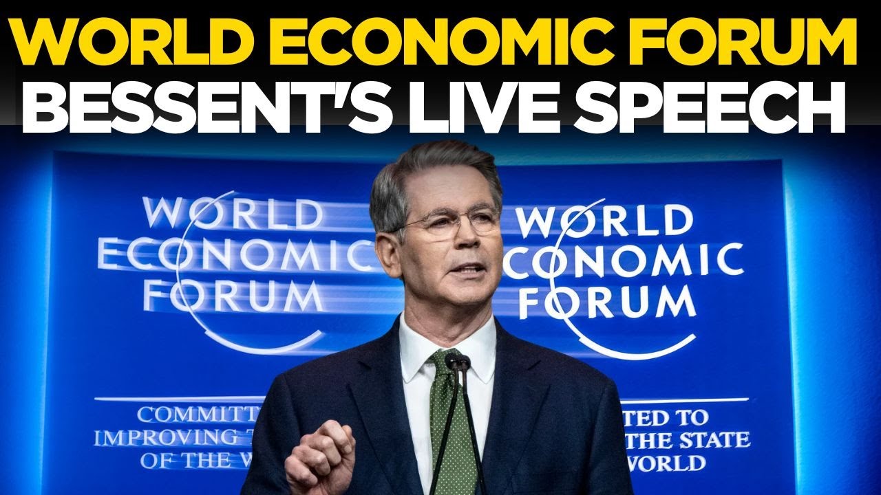 BESSENT AT DAVOS LIVE | Full Speech: Sec. Scott Bessent at World Economic Forum