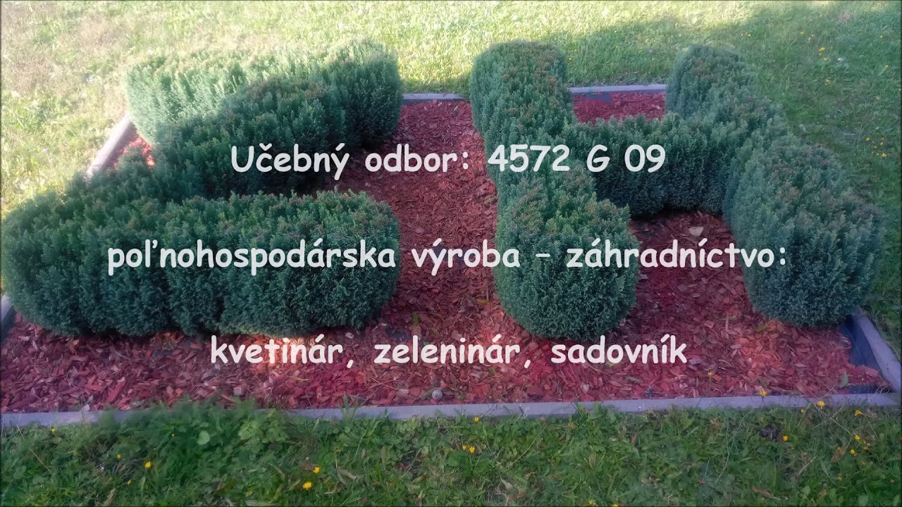 Odborné učilište, Dúbravská cesta 1, Bratislava - odbor záhradníctvo
