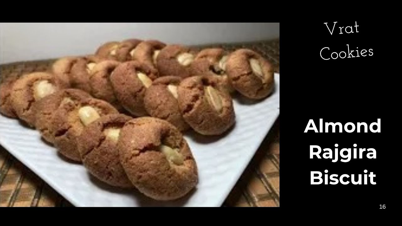 Gluten-Free Almond Rajgira Cookies | व्रत के लिए हेल्दी कुकीज़ | Easy Vrat Snack
