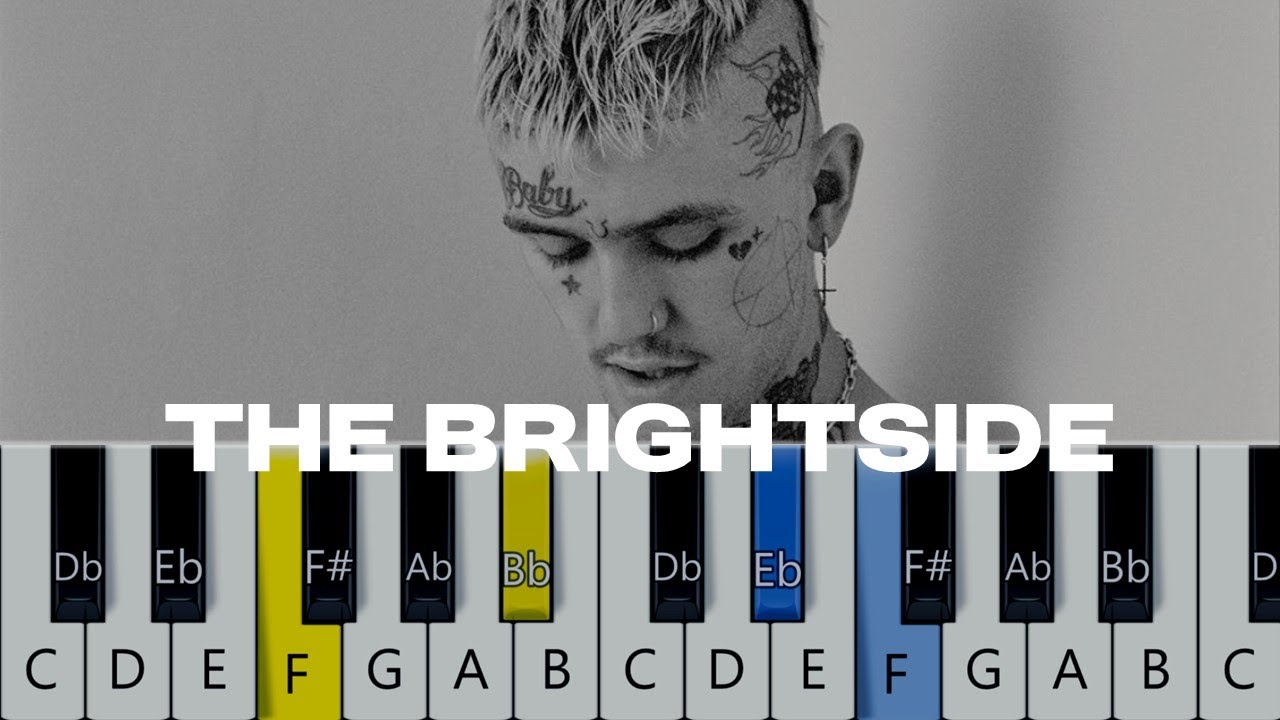 Lil Peep - The Brightside | PIANO TUTORIAL
